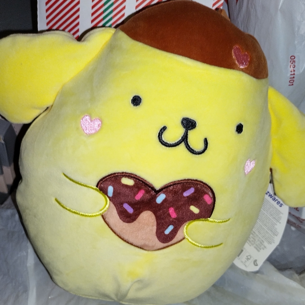 Pompompurin Squish mellow Valentine's edition